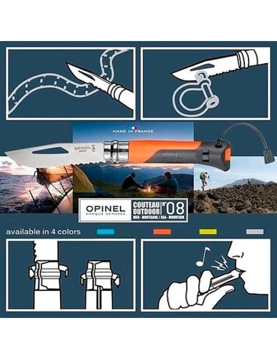 Canif Opinel Outdoor orange