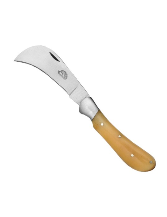Klappmesser 8 cm Knochen Virola – Eleganz & Präzision Klappmesser 8 cm Knochen Virola – Eleganz & Präzision