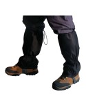 Polainas Nylon Negras TRIXES Impermeables y Ajustables