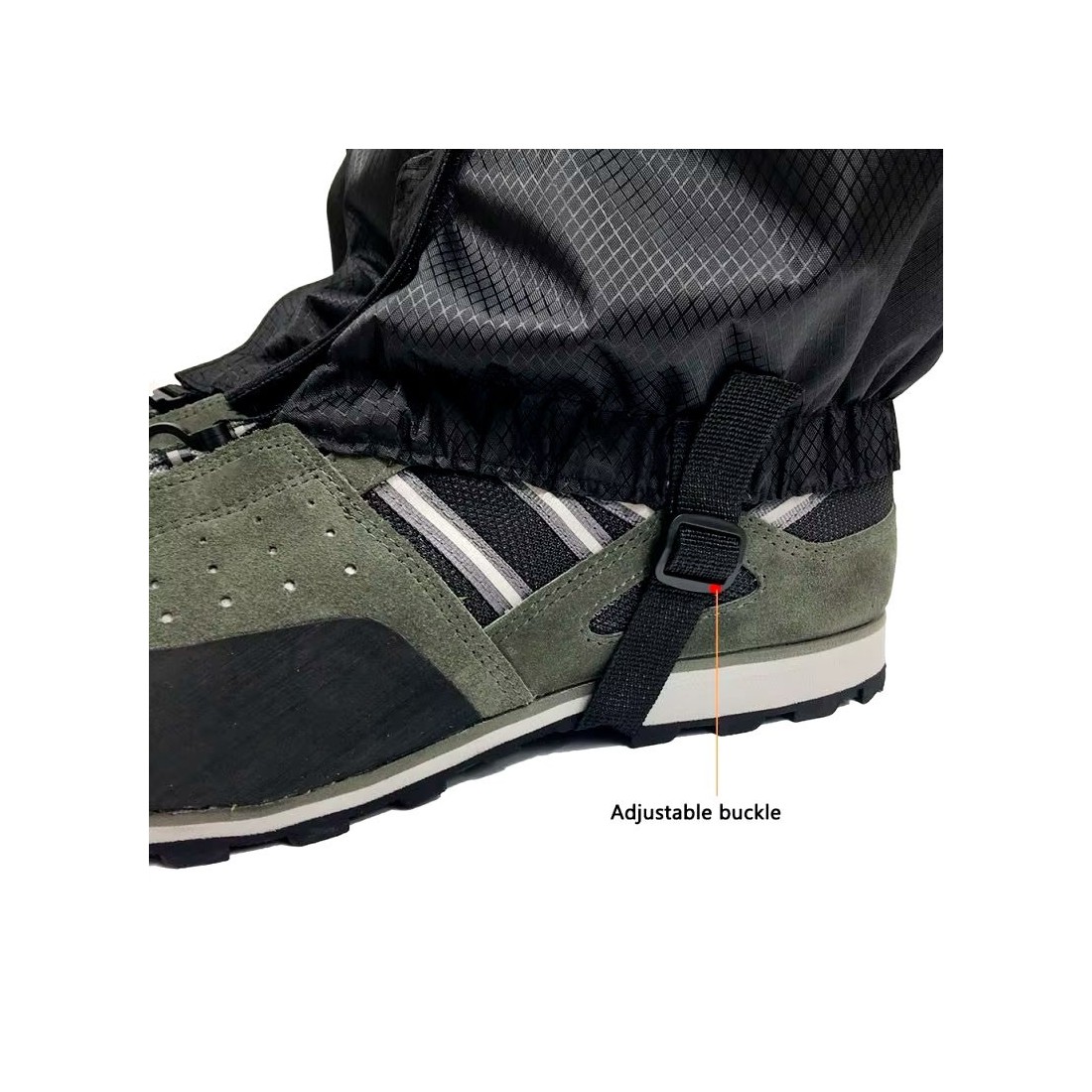 Kurze grüne Gamaschen - Outdoor-Schutz & Stil