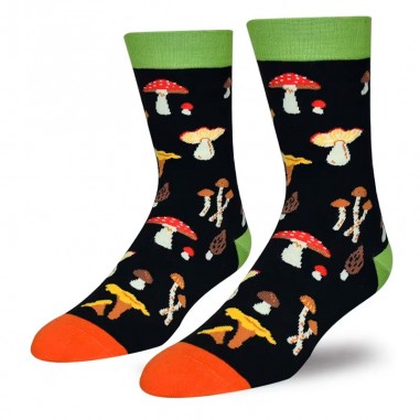 Chaussettes imprimées champignon 08