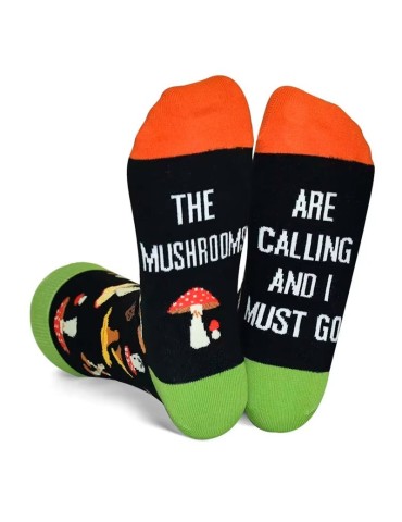 Fungi-print Socks 08 | Unique Mushroom Design | Fun &... 2