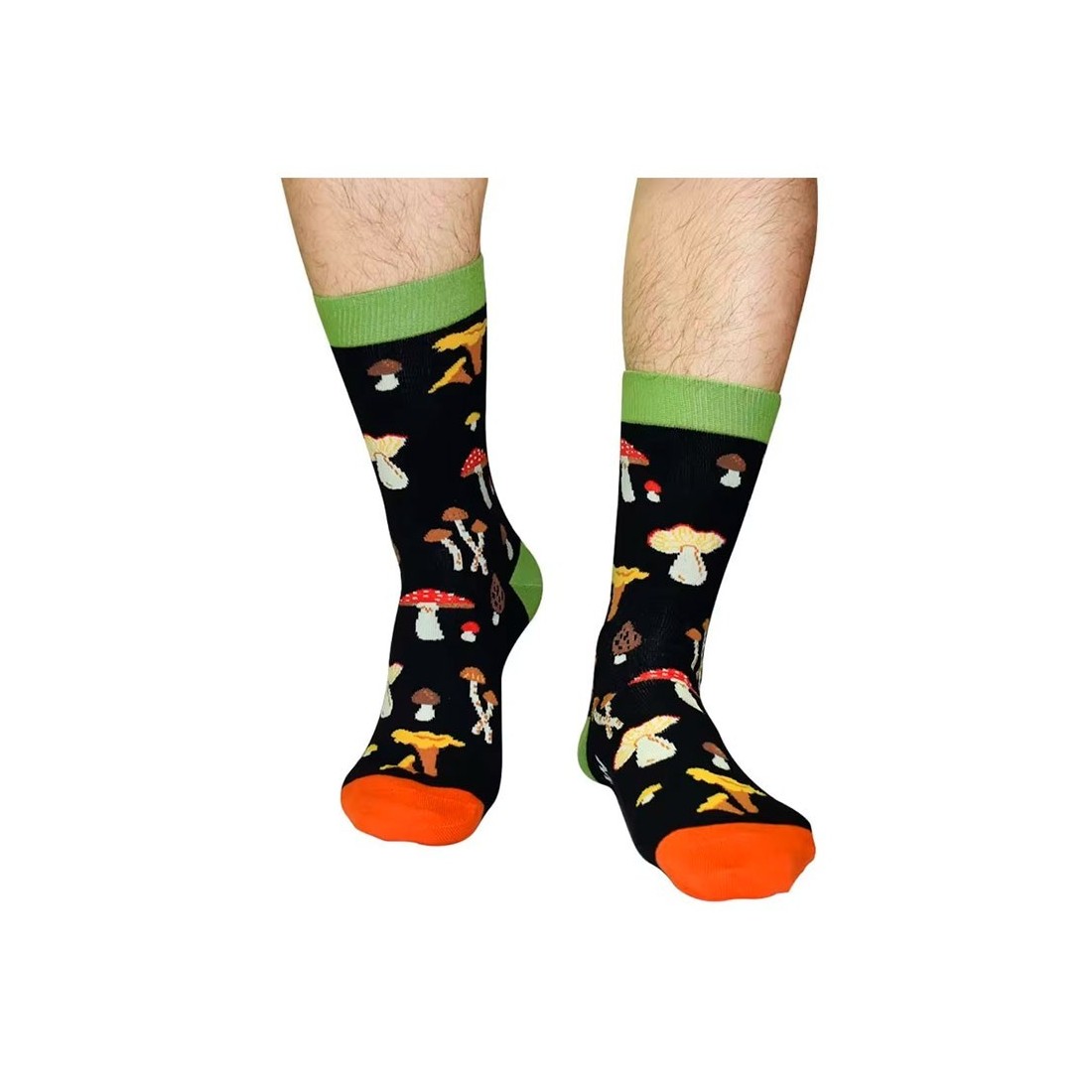 Meias Estampadas Cogumelos 08 - Originalidade e Conforto