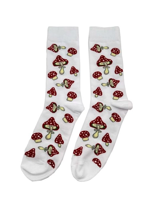 Chaussettes Imprimées Champignons 09 - Achetez Maintenant