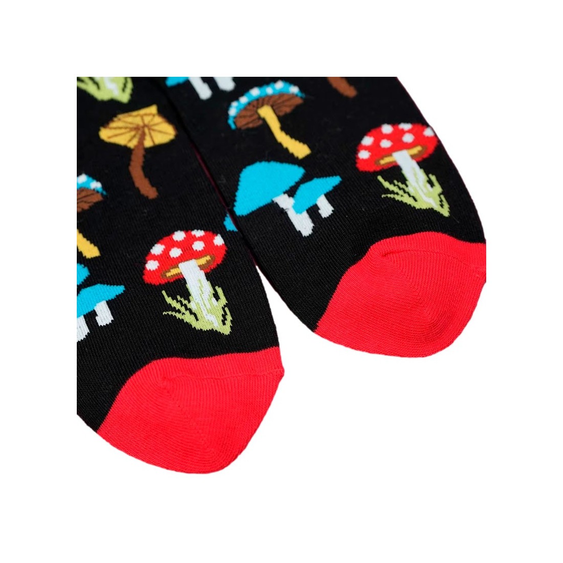 Meias Estampadas de Cogumelos 09 - Compre Agora