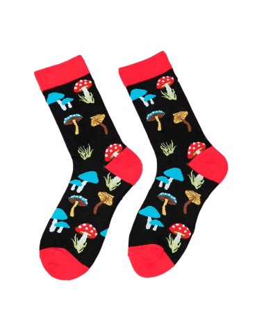 Mushroom Printed Socks Set 09 - Buy Now
