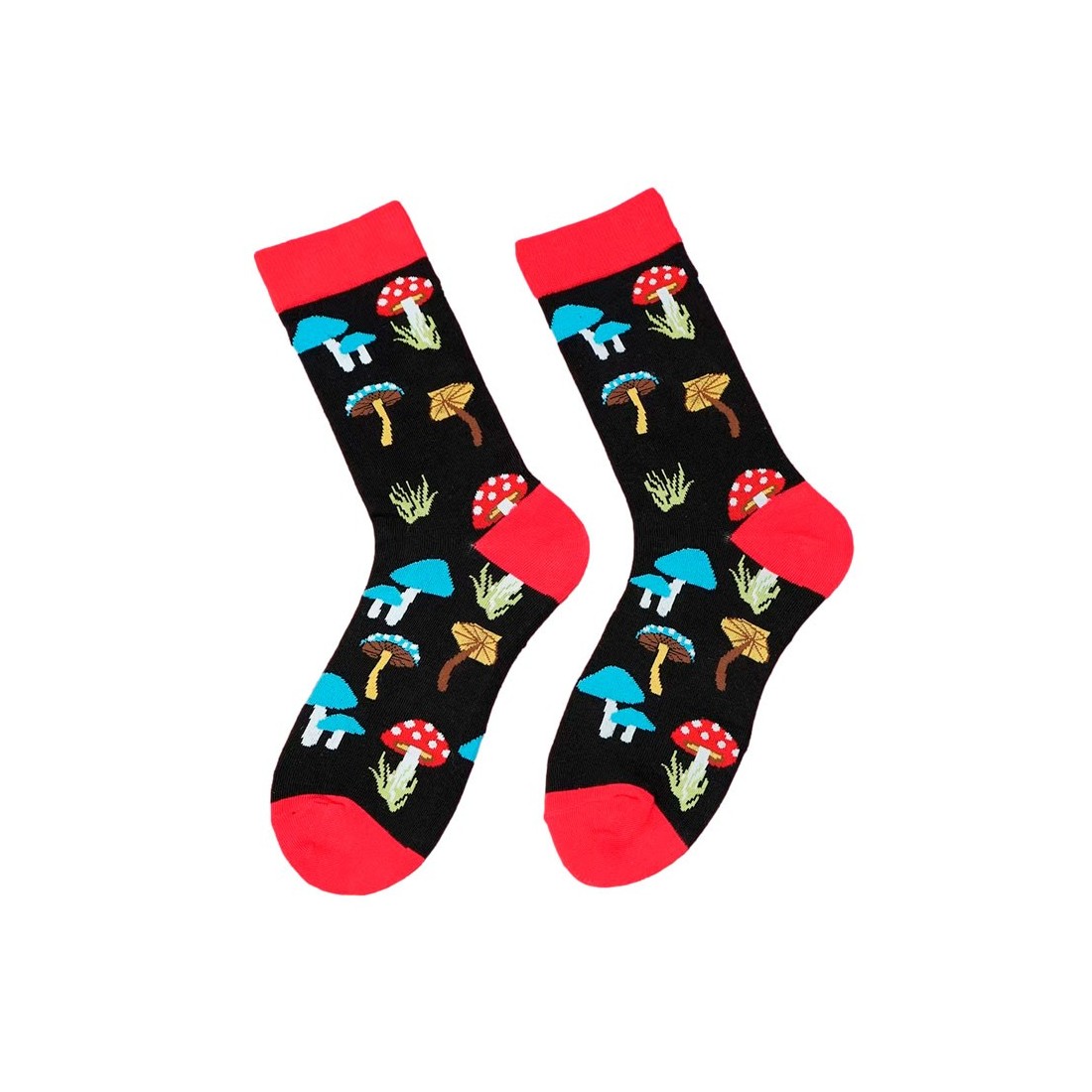 Meias Estampadas de Cogumelos 09 - Compre Agora Meias Estampadas de Cogumelos 09 - Compre Agora