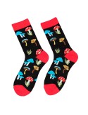 Meias Estampadas de Cogumelos 09 - Compre Agora