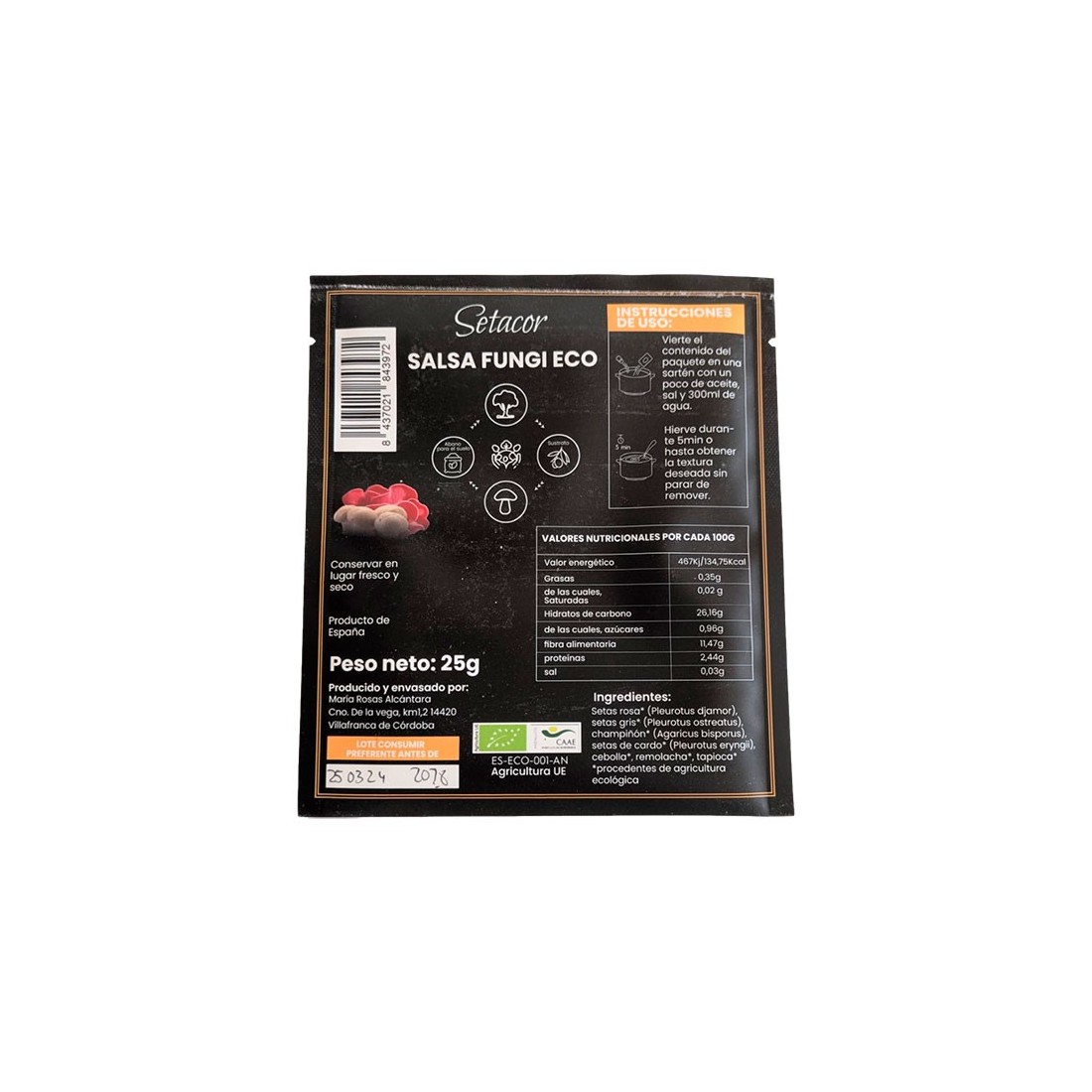 Rosa Bio-Pilzsauce – Vegan & Cremig