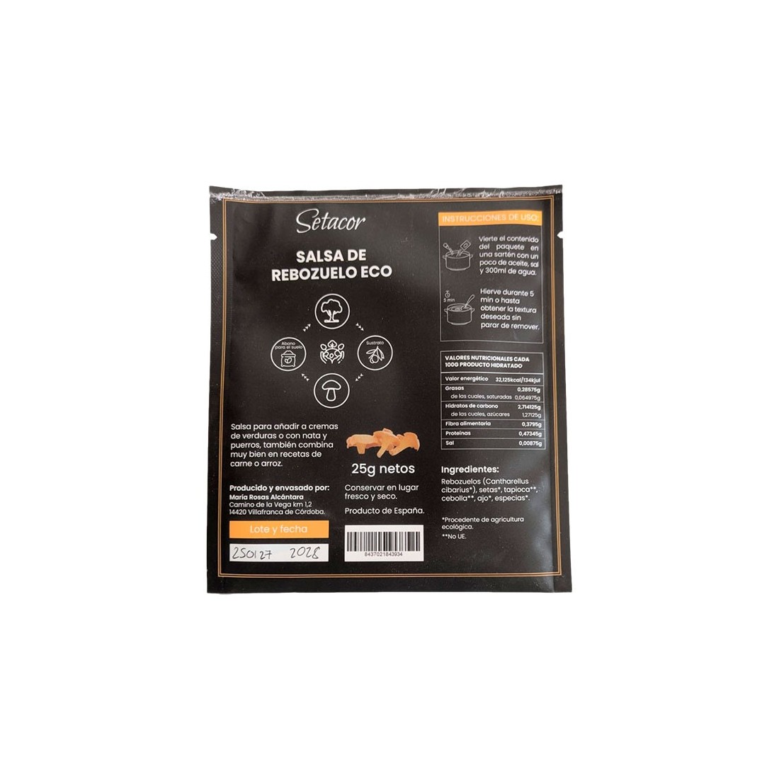 Organic Chanterelle Sauce | Authentic and Healthy Flavor