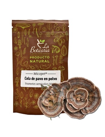 Polvere di Coda di Tacchino 100g - Integratore Naturale per Animali