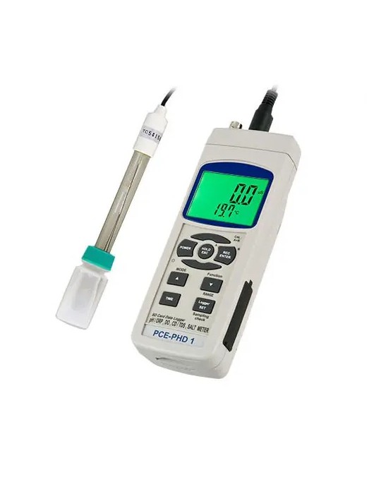 Medidor de pH PCE-PHD 1-PH: Qualidade de Água Precisa