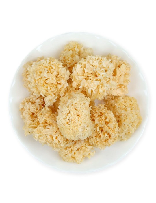 Tremella Fuciformis Desidratada - Cogumelo da Neve 100g-1kg Tremella Fuciformis Desidratada - Cogumelo da Neve 100g-1kg