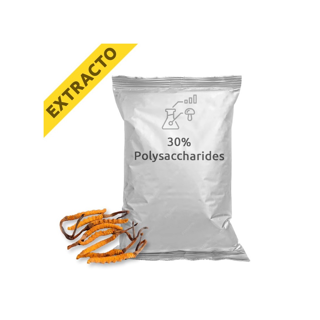 Extracto de Cordyceps Sinensis Orgánico para Energía Vital Extracto de Cordyceps Sinensis Orgánico para Energía Vital