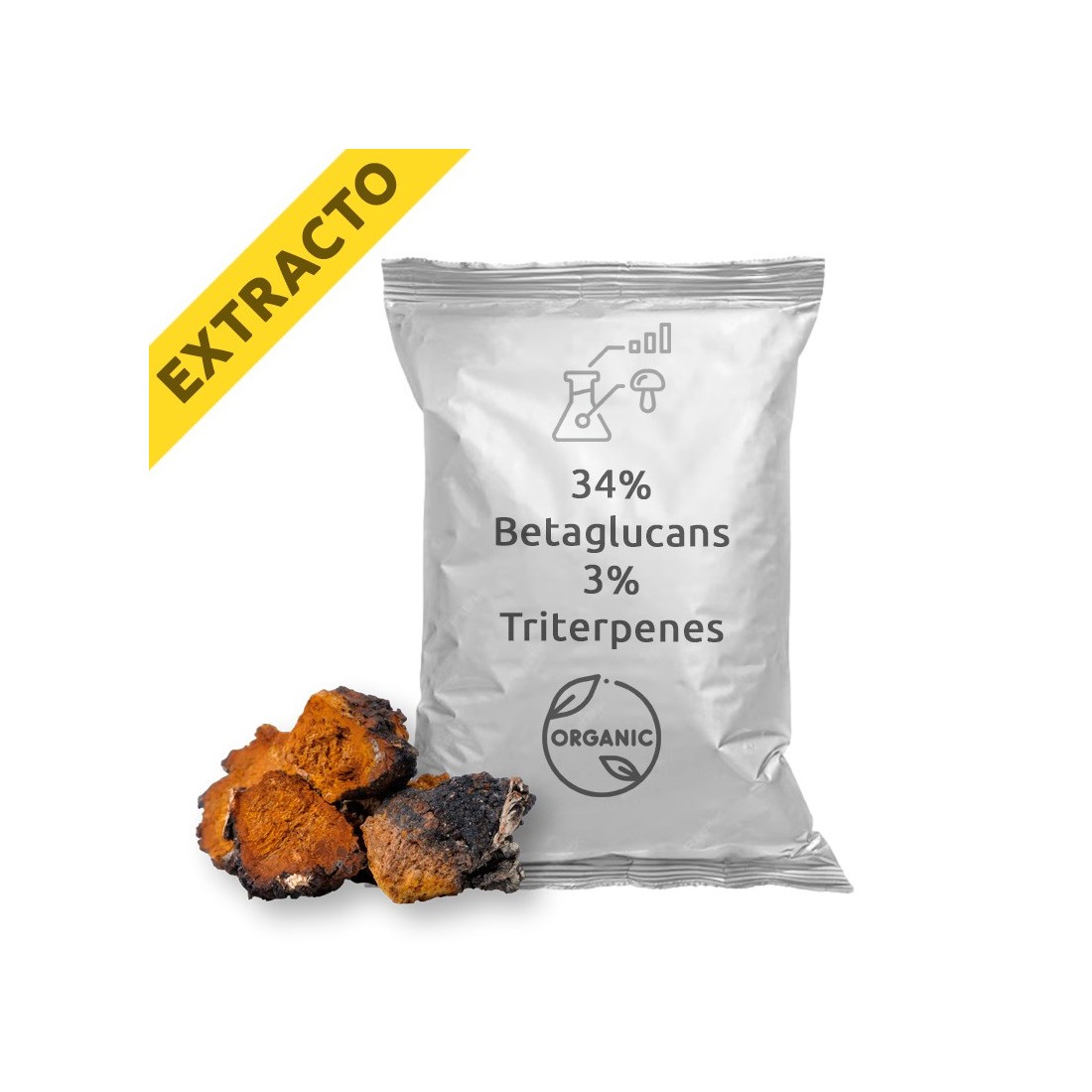 Organic Chaga Extract - Natural Wellness and Vitality