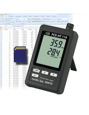 Thermohygrometer PCE-HT110: Präzision bei Temperatur und Feuchtigkeit