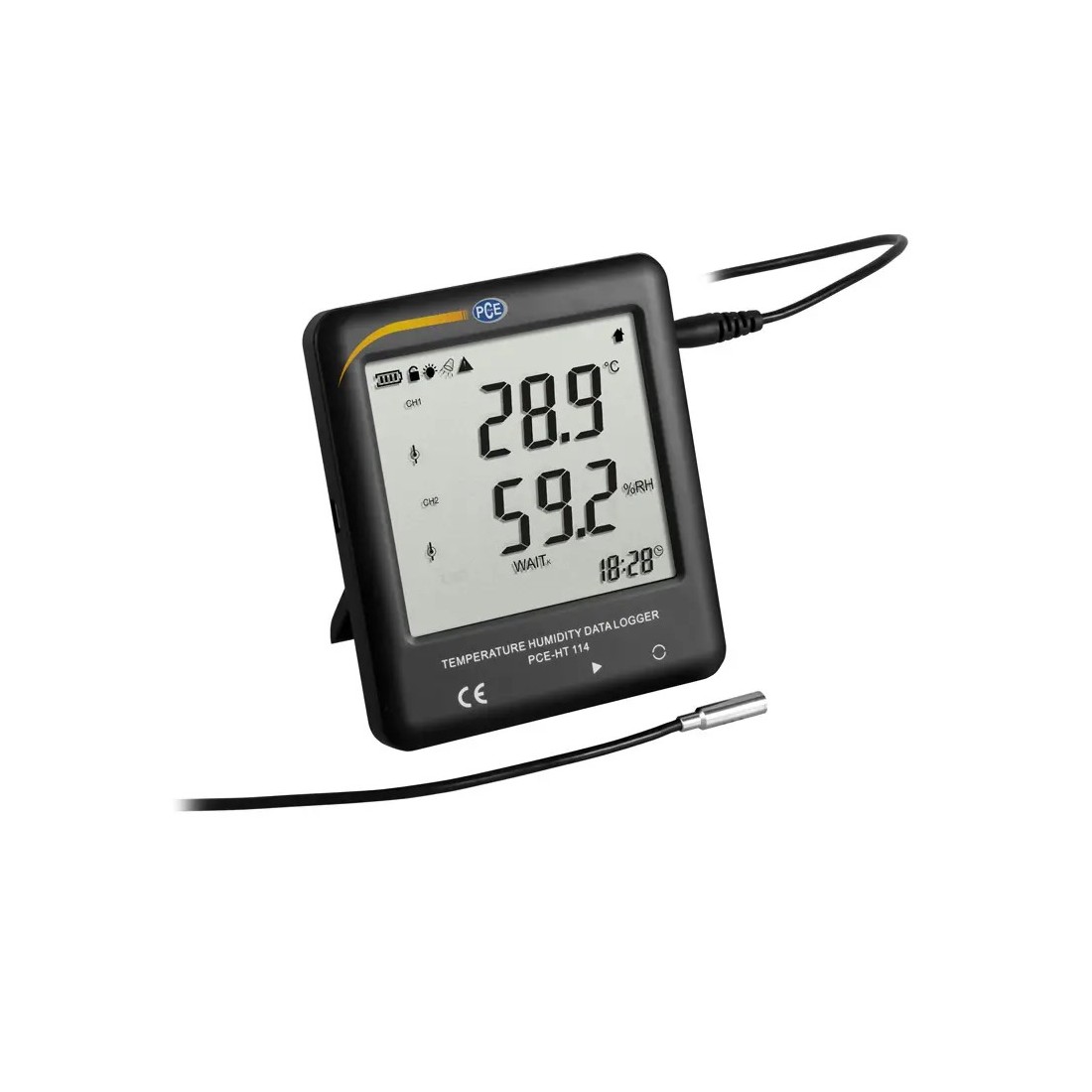 Termohigrómetro PCE-HT 114: Control Preciso de Temperatura y Humedad Termohigrómetro PCE-HT 114: Control Preciso de Temperatura y Humedad