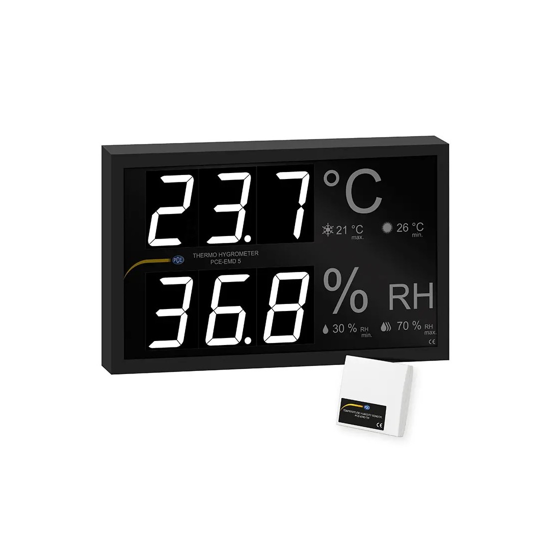 Termómetro PCE-EMD 5: Control Preciso de Temperatura y Humedad Termómetro PCE-EMD 5: Control Preciso de Temperatura y Humedad