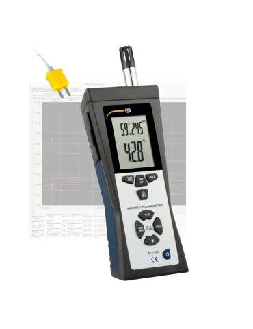 Thermohygrometer PCE-320: Temperatur und Feuchtigkeit messen