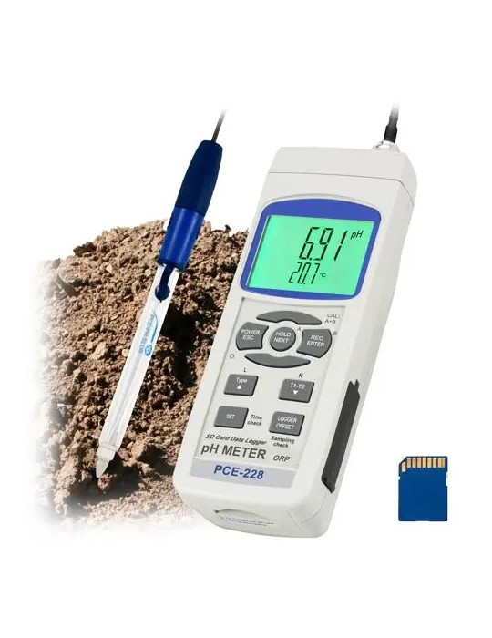 Medidor de pH PCE-228SLUR - Precisión y Portabilidad Medidor de pH PCE-228SLUR - Precisión y Portabilidad