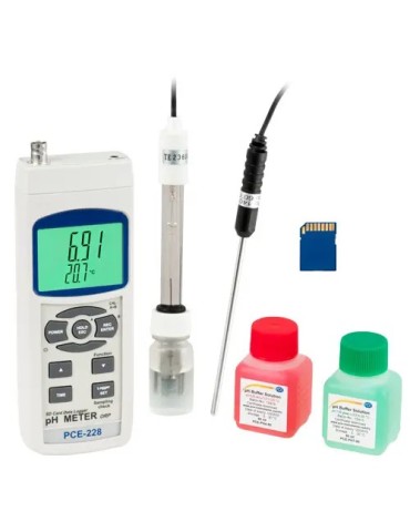 Mesureur de pH PCE-228 KIT - Précision et Fiabilité