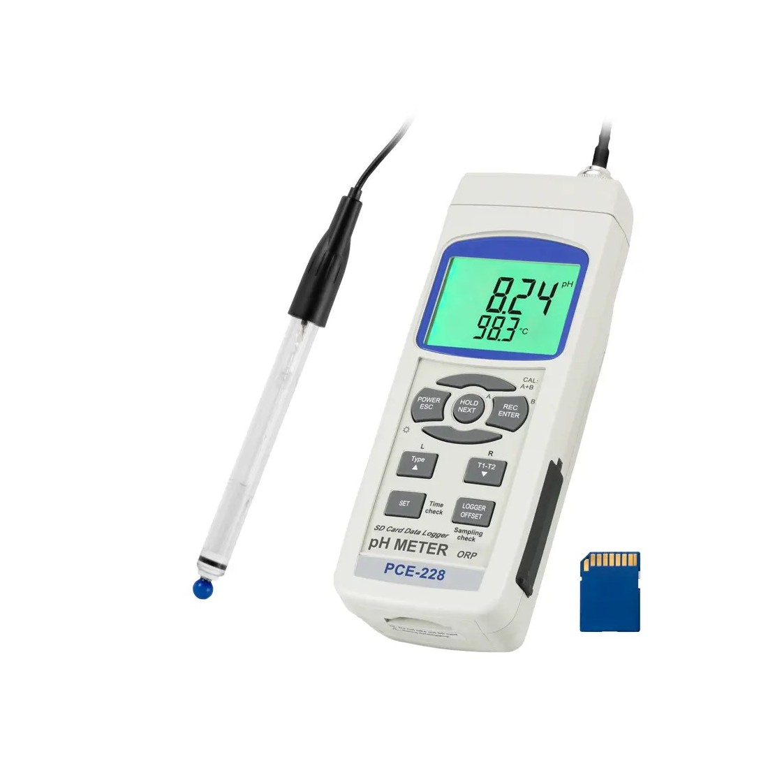 Medidor de pH PCE-228HTE - Precisión y Versatilidad Medidor de pH PCE-228HTE - Precisión y Versatilidad