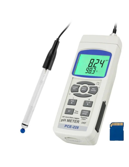 Medidor de pH PCE-228HTE - Precisión y Versatilidad Medidor de pH PCE-228HTE - Precisión y Versatilidad