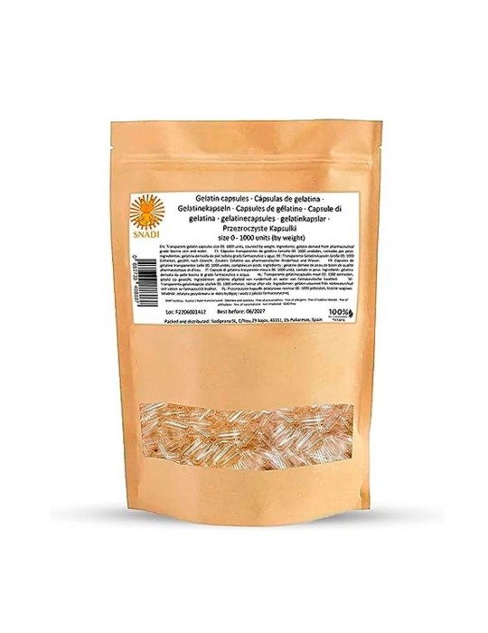 Cápsulas Vazias Gelatina Tamanho 0 - 1000 Peças
