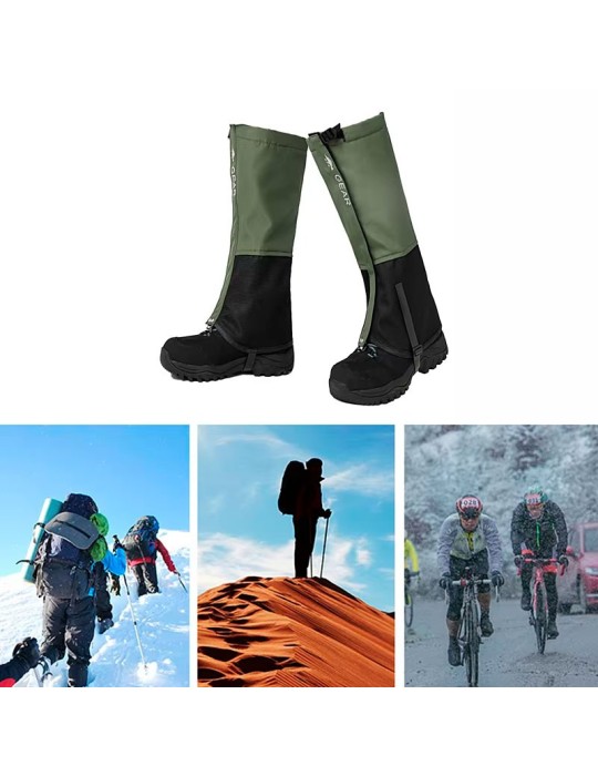 Guêtres Hautes Imperméables pour Ski et Randonnée