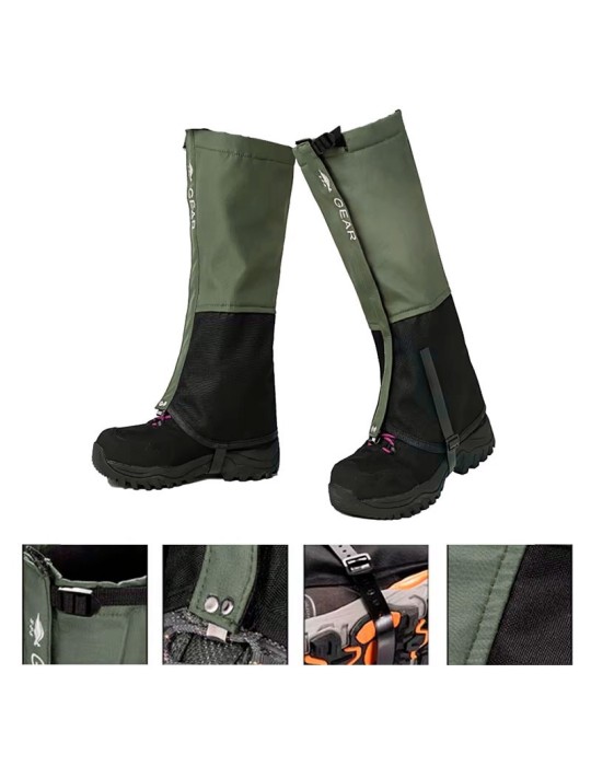 Guêtres Hautes Imperméables pour Ski et Randonnée