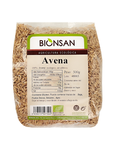 Farina d'avena integrale biologica 500g 2