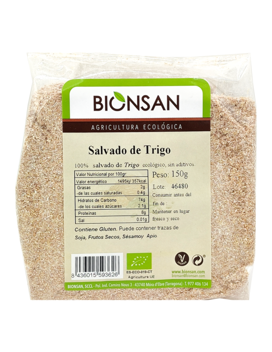 Salvado de Trigo Ecológico 500 gr