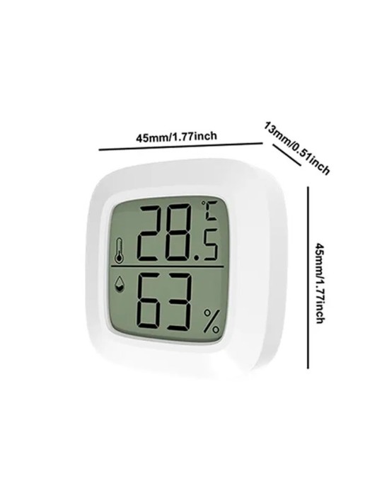 Mini termometro igrometro digitale LCD per interni