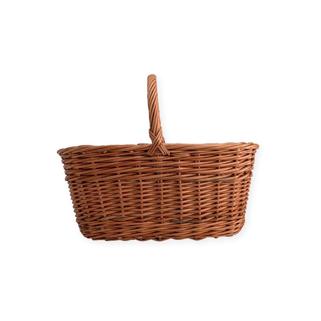 Handcrafted Wicker Mushroom Basket - Durable & Stylish...