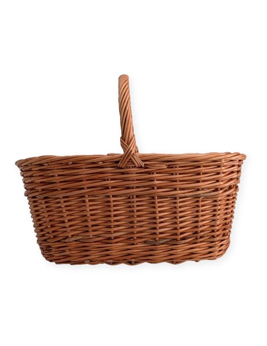 Cesta de Vime para Cogumelos - Artesanal e Resistente