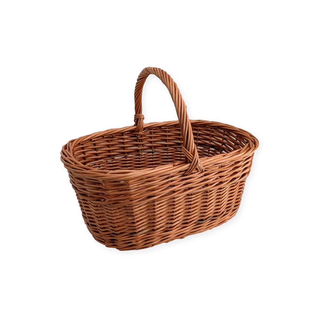 Handcrafted Wicker Mushroom Basket - Durable & Stylish...