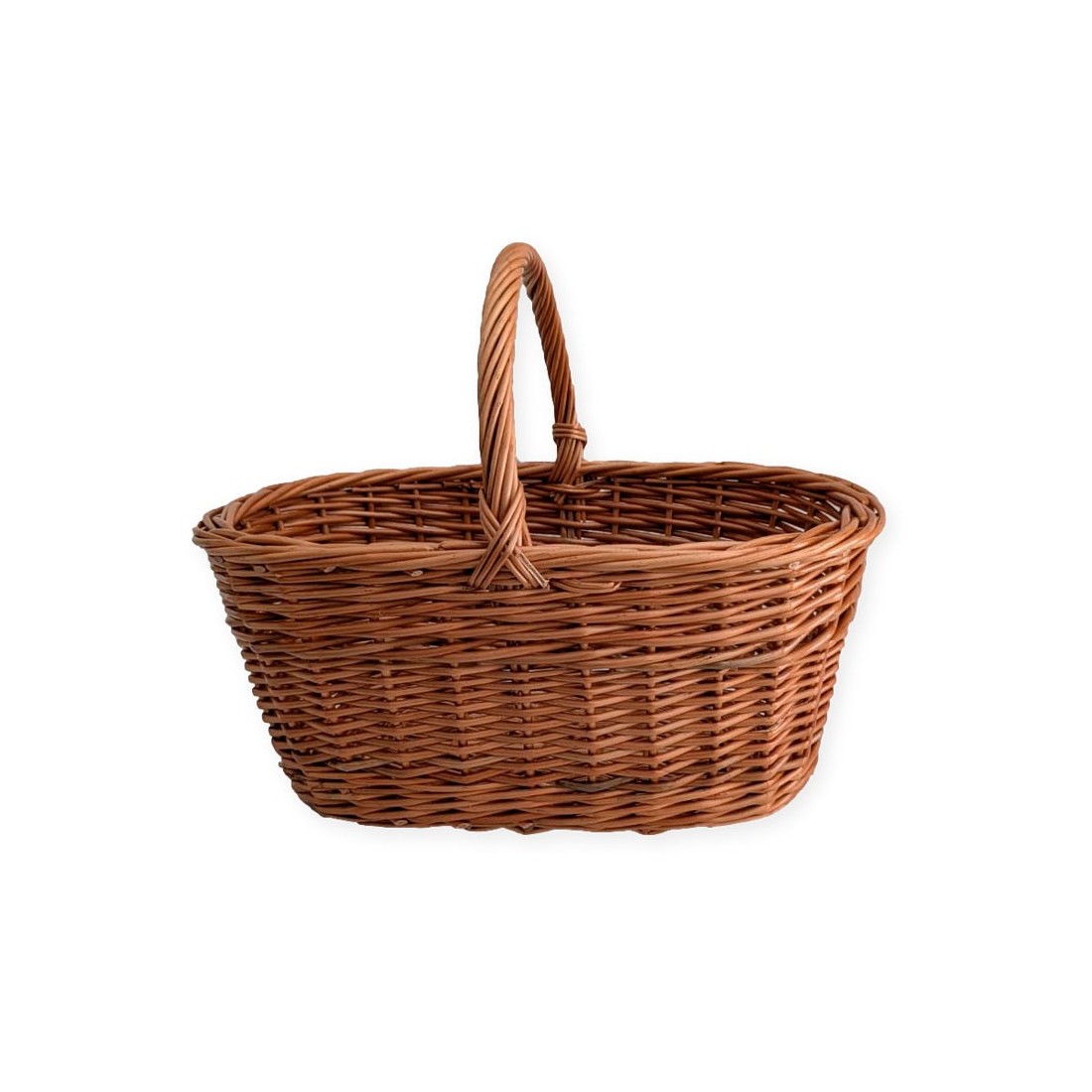 Handcrafted Wicker Mushroom Basket - Durable & Stylish...