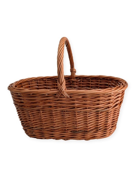 Handcrafted Wicker Mushroom Basket - Durable & Stylish...