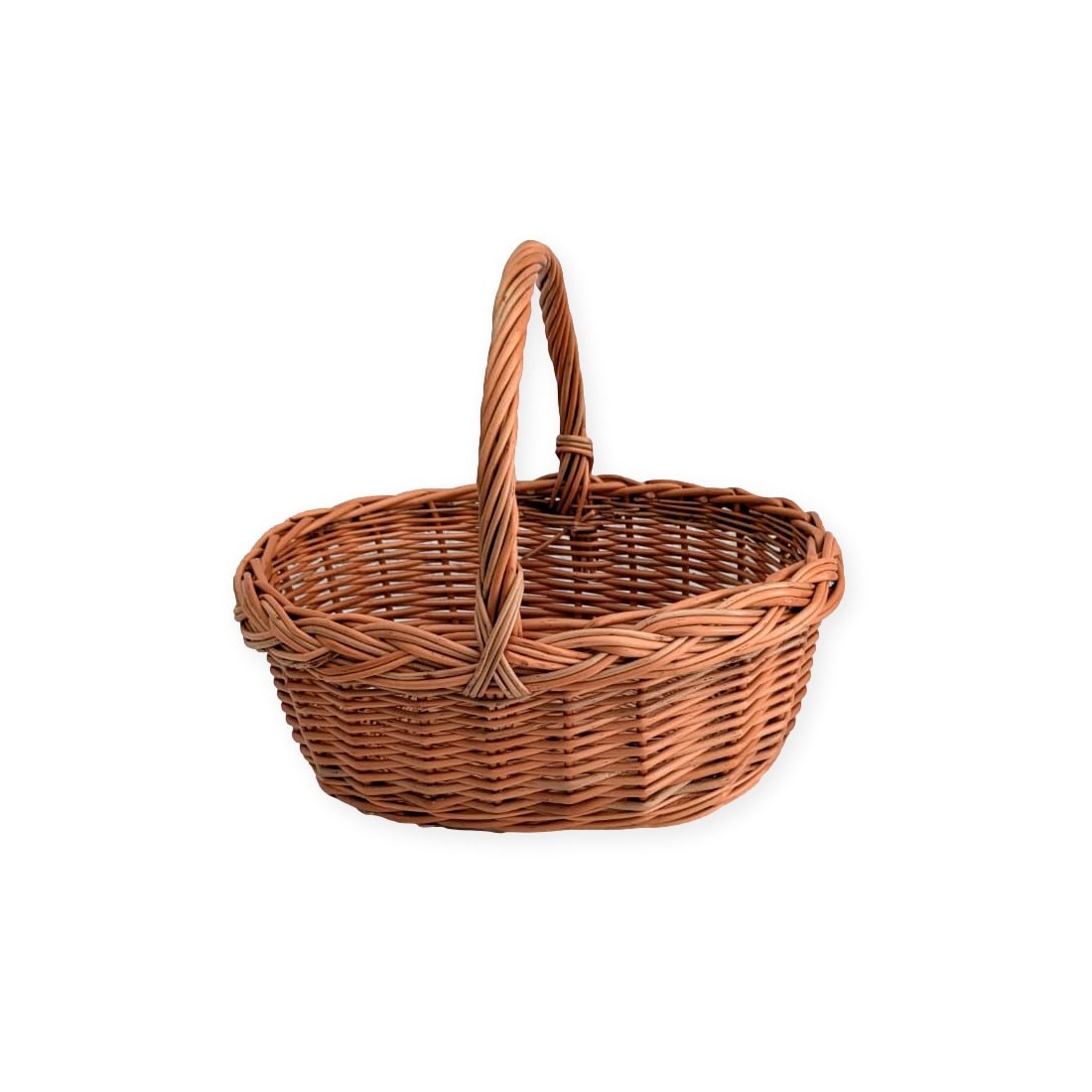Cesta Pequeña de Mimbre Artesanal