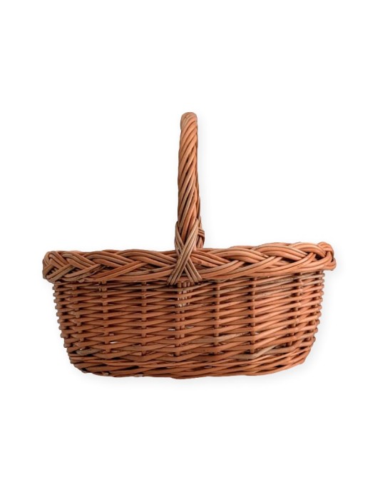 Small Wicker Basket for Mushroom Hunting