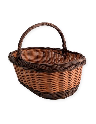 Cesta de Mimbre Negro 01 | Elegante y Duradera