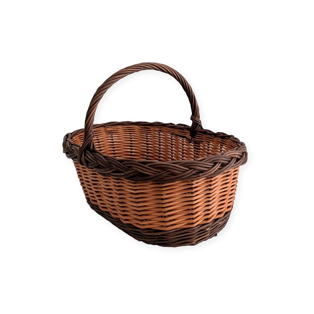 Schwarzer Weidenkorb 01 – Eleganter Deko-Korb