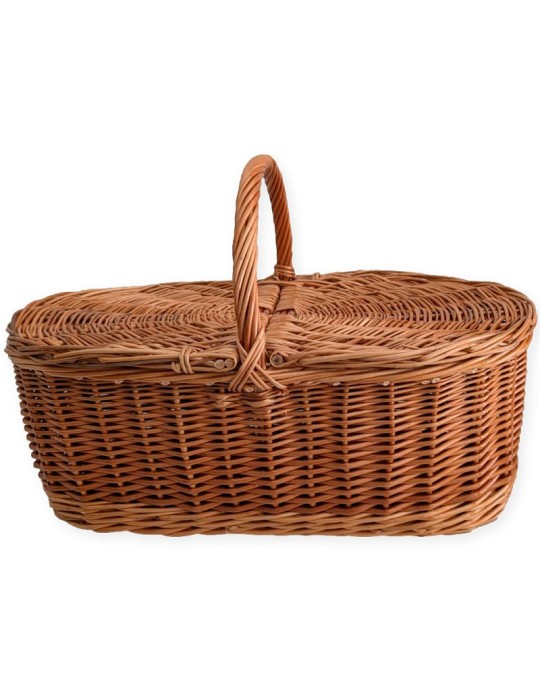Wicker Basket with Lid 04 | Elegance & Functionality
