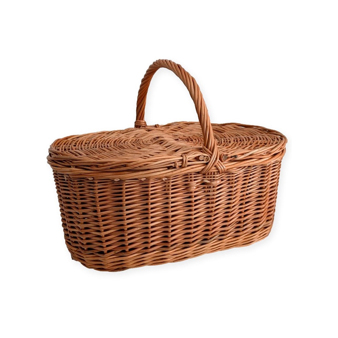 Cesta de Mimbre con Tapas para Setas