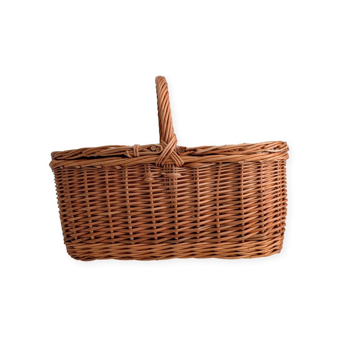 Cesta con tapas de mimbre 10