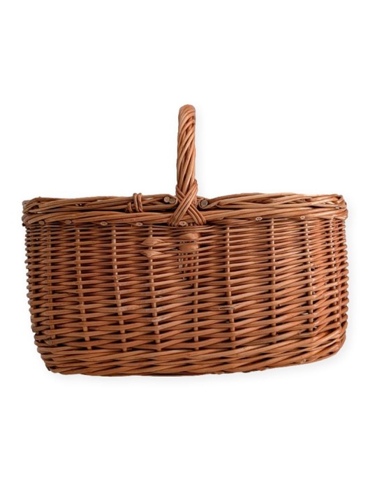 Cesta con tapas de mimbre 11