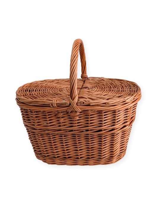Panier avec couvercles en osier moyen 13