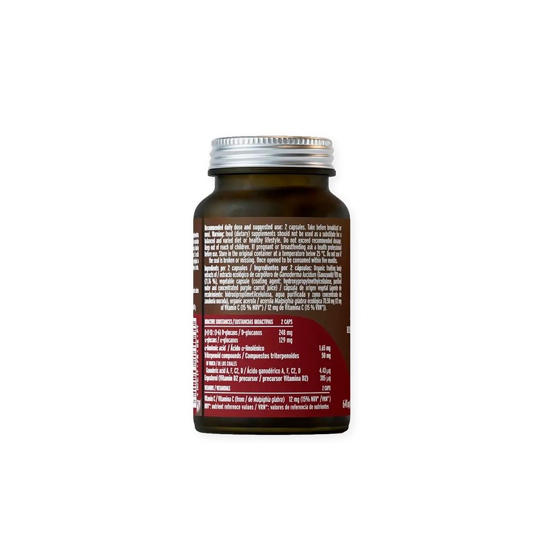 Reishi HDT 70 Capsules - Bien-être Immunitaire et Émotionnel