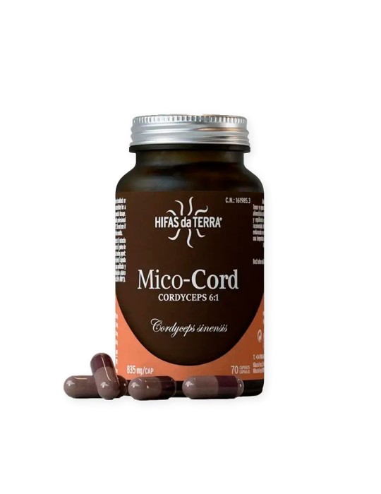 Mico Cord. Cordyceps HDT 70 Capsules - Boost Energy &...
