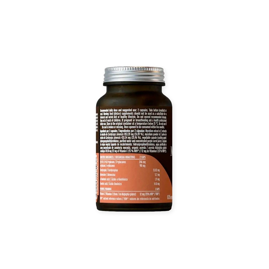 Mico Cord. Cordyceps HDT 70 caps - Energía y Vitalidad